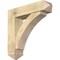 Ekena Millwork Thorton Arts and Crafts Rough Sawn Bracket w/ Offset Brace, Douglas Fir, 8"W x 32"D x 32"H BKT0806X32X32THR03RDF - alternate 1